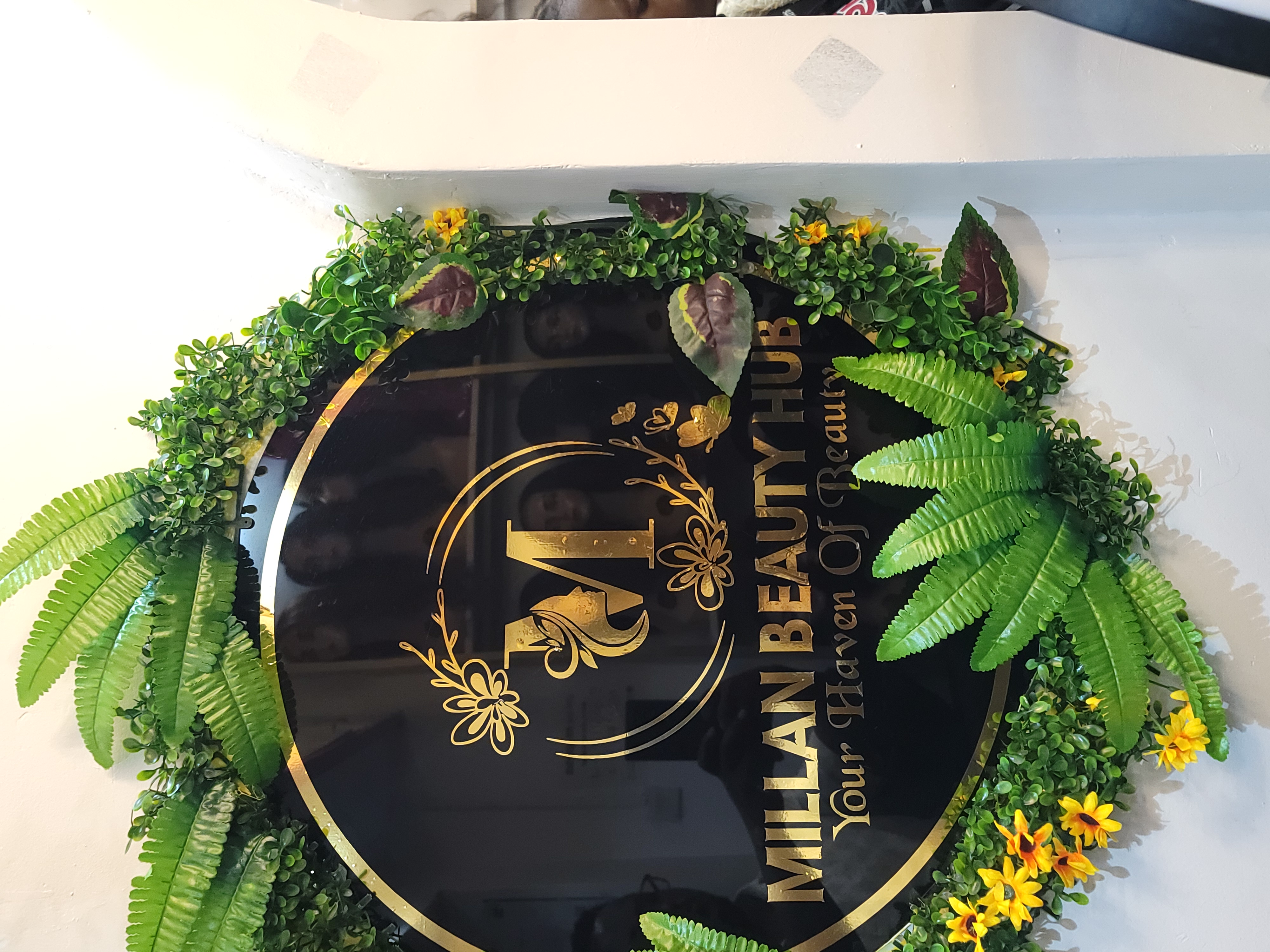 Wig installation and beauty counter